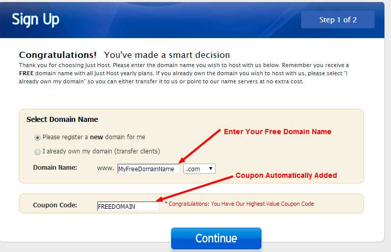 JustHost Coupon